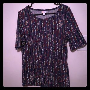 Lularoe Gigi arrow print